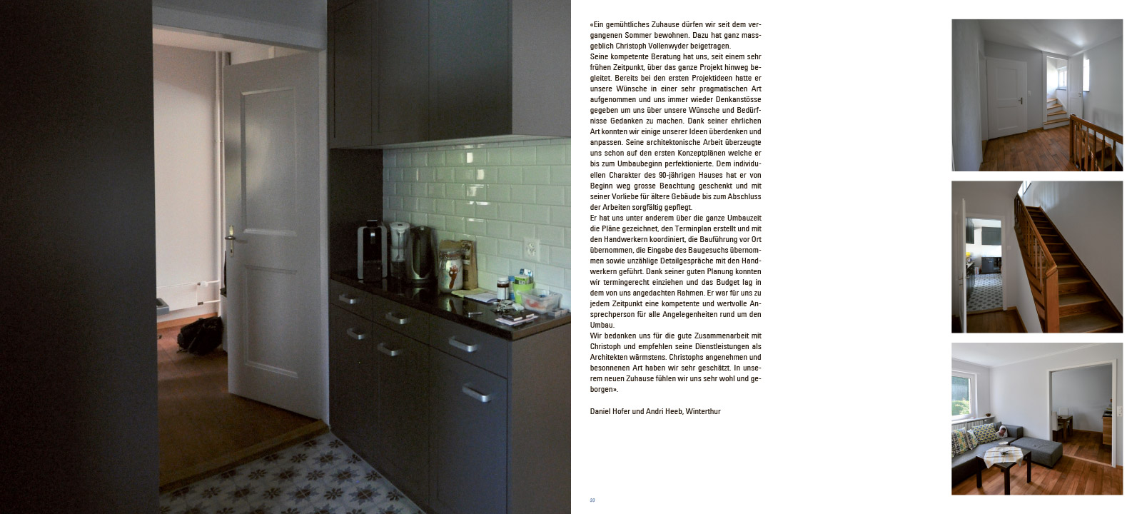 Umbau, Sanierung, Hofer, Heeb, Winterthur