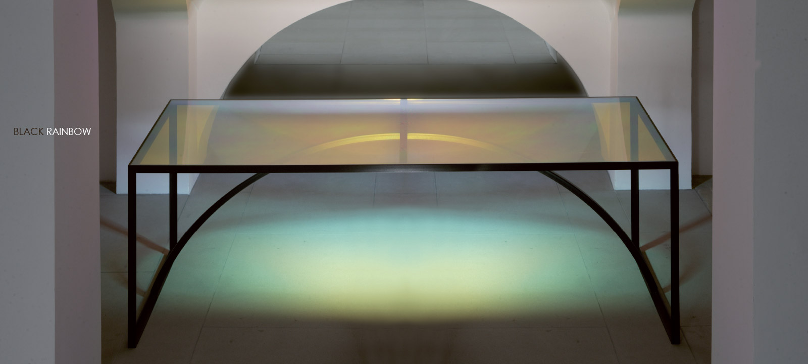 Black, Rainbow, Tischdesign, specialtable